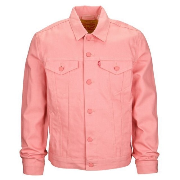 Levi's Other - [Sold] Levi's Men's Trucker Jean Jacket Pink Denim